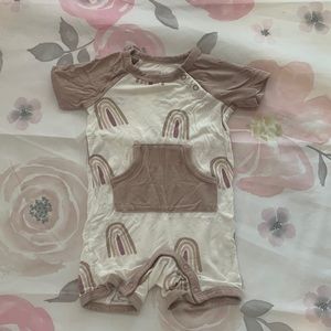Kyte 3-6 month rainbow romper
